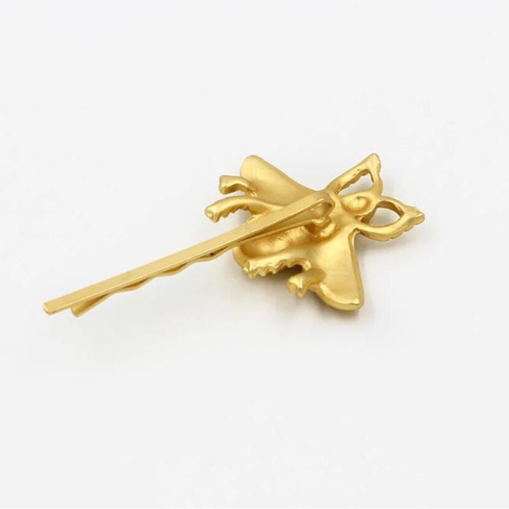 Free People Beehive Matt Gold Hair 2 Barrettes - Picture 10 of 10